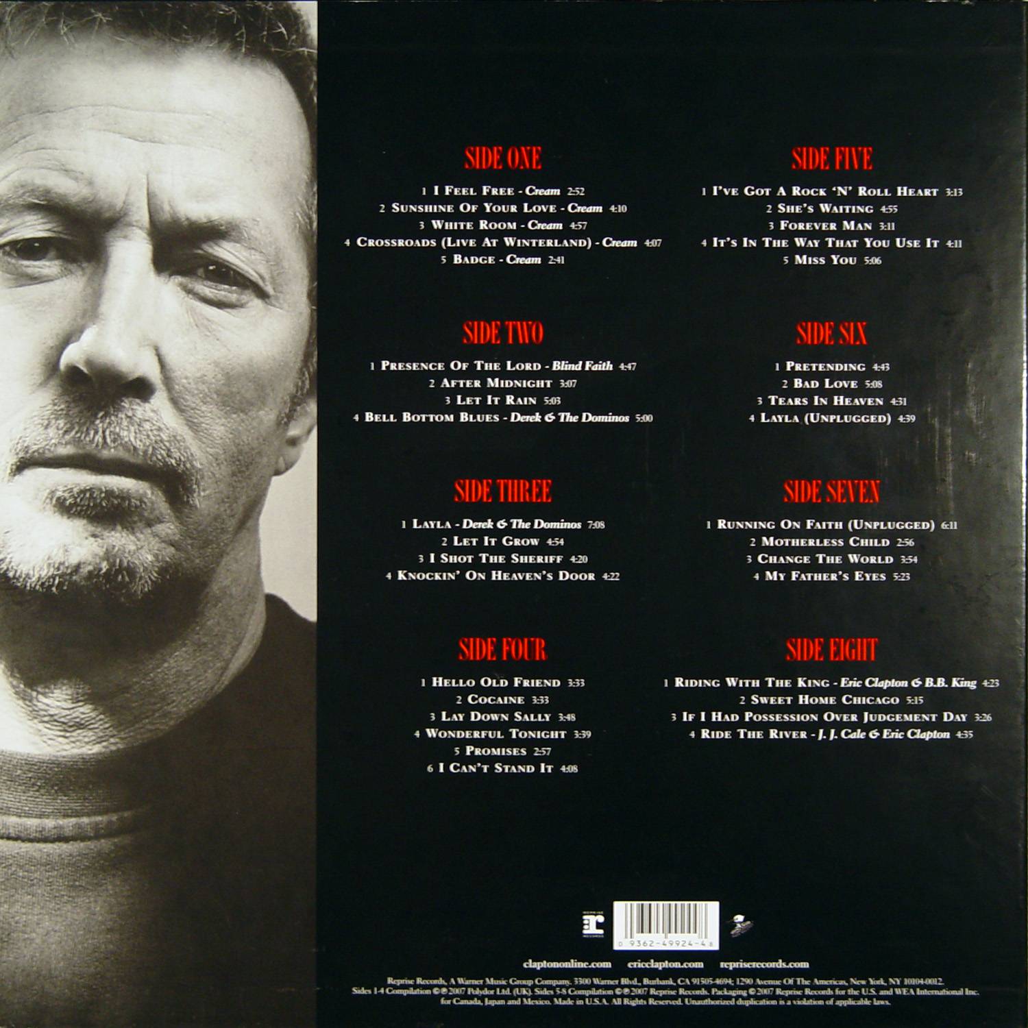 Eric Clapton The Complete Clapton 1966 1981 [lp box ak us]